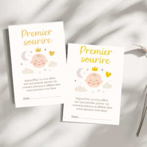 Carte Milestone “Premier sourire”
